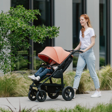 stroller seat unit mono/pro salmon