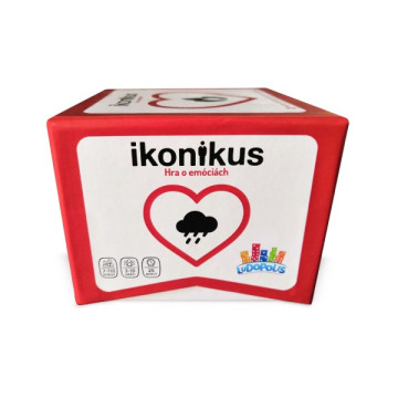 Ikonikus - Hra o emocích společenská hra v krabičce 10x10x7,5cm