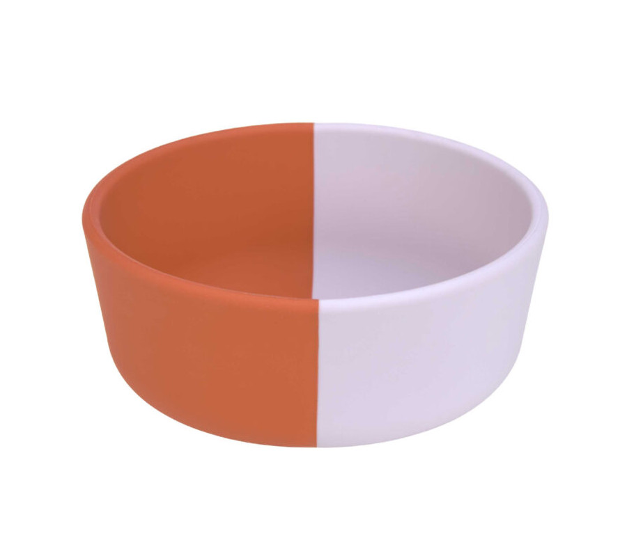 Bowl Silicone Happy Rascals Heart lavender