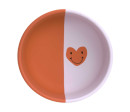 Bowl Silicone Happy Rascals Heart lavender