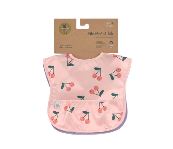 Lightweight Bib Happy Fruits cherry