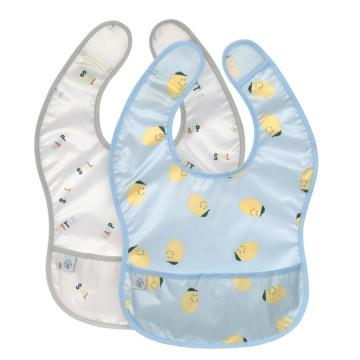 Lightweight Bib Happy Fruits lemon