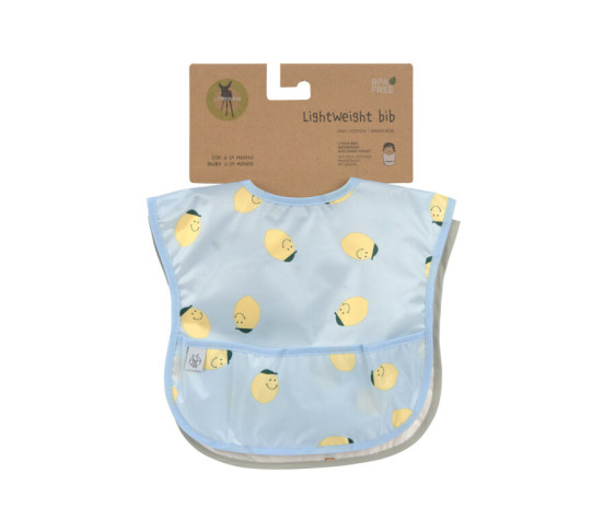 Lightweight Bib Happy Fruits lemon