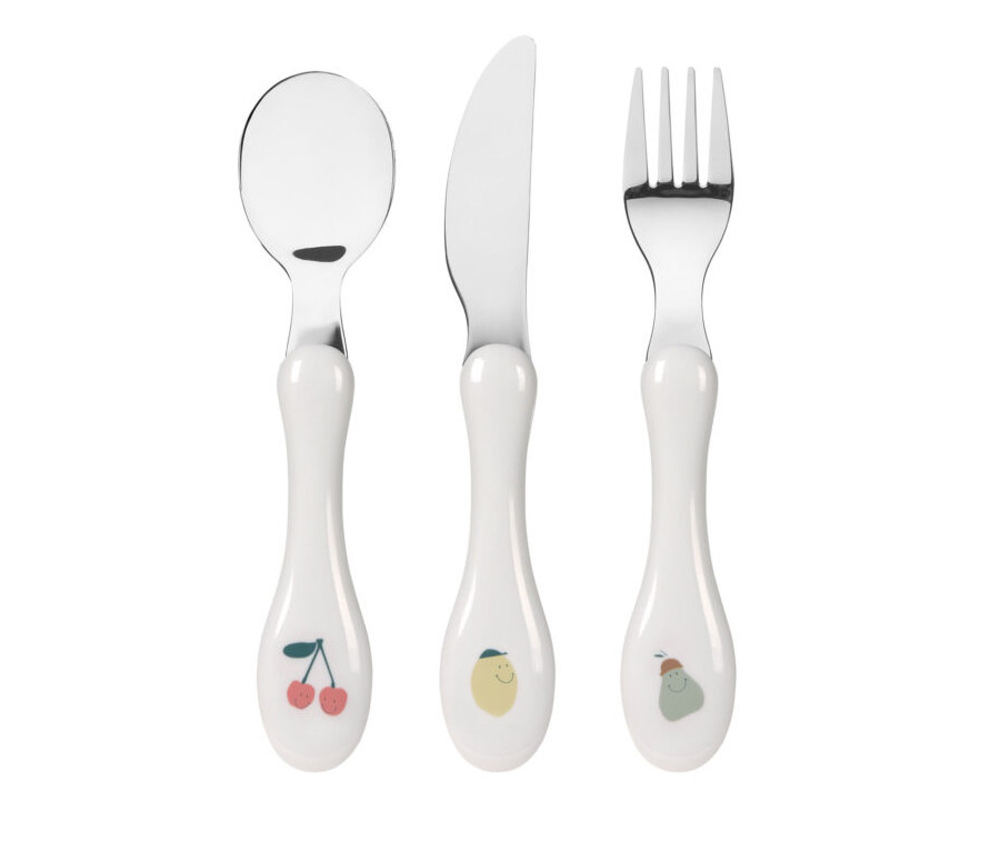 Cutlery 3pcs Garden Happy Fruits