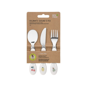 Cutlery 3pcs Garden Happy Fruits