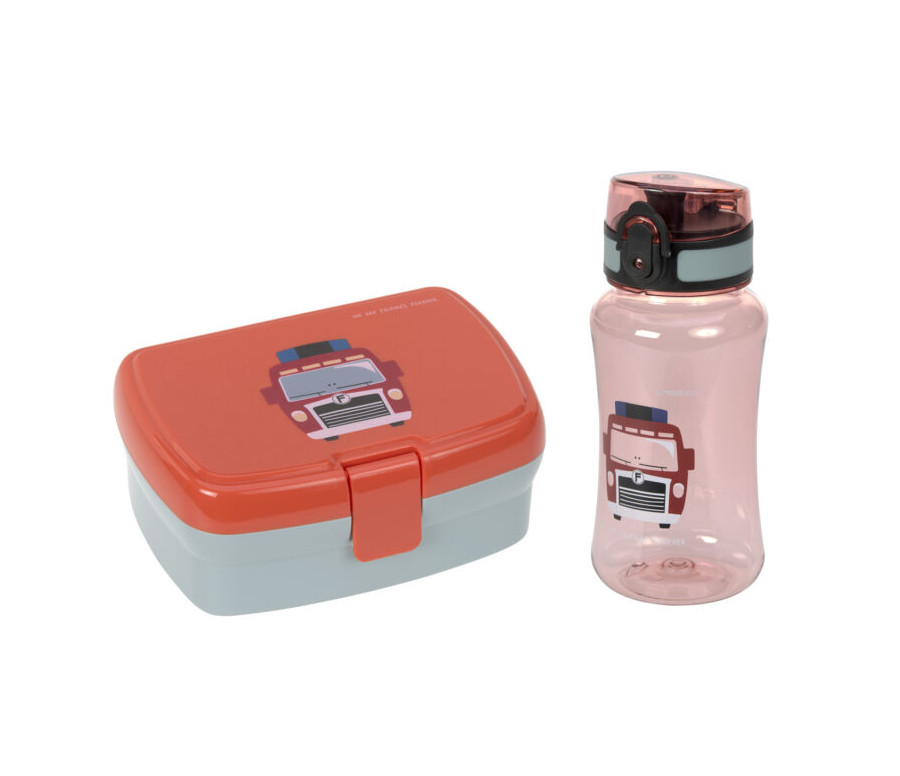 Lunch Set Tiny Drivers fire engine