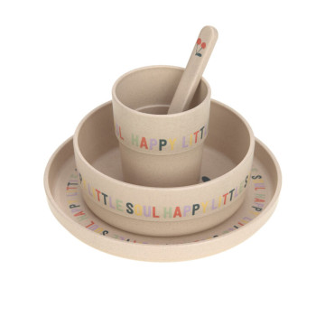 Dish Set PP/Cellulose Happy Fruits cherry