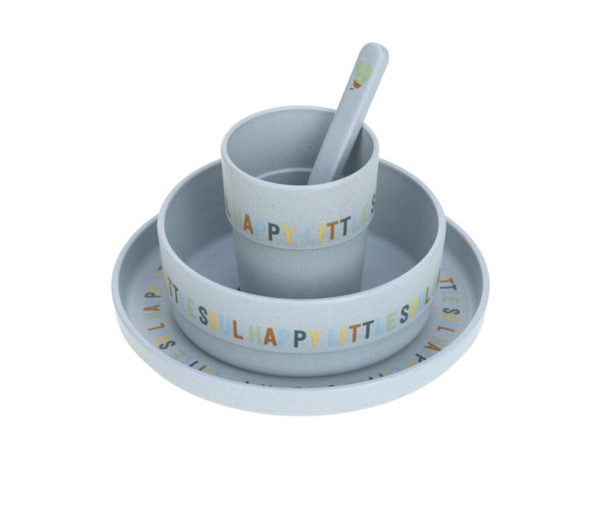 Dish Set PP/Cellulose Happy Fruits lemon