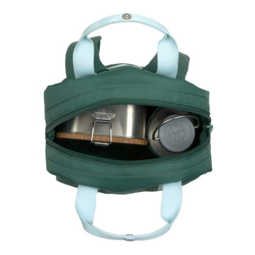 Mini Square Backpack Little Gang lemon dark green