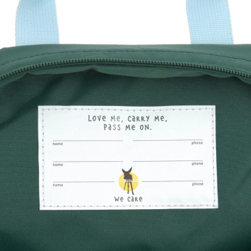 Mini Square Backpack Little Gang lemon dark green