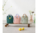 Mini Square Backpack Little Gang lemon dark green