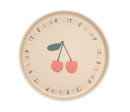 Plate PP/Cellulose Happy Fruits cherry