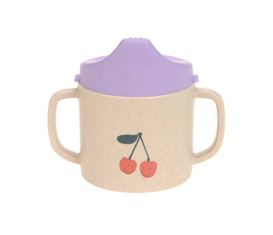 Sippy Cup PP/Cellulose Happy Fruits cherry