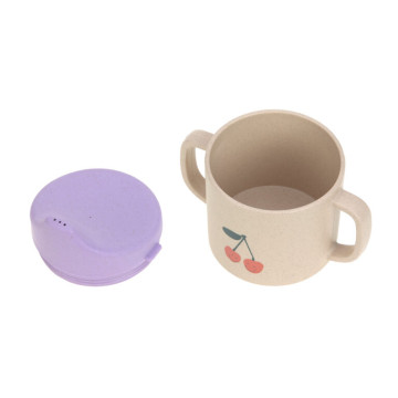 Sippy Cup PP/Cellulose Happy Fruits cherry