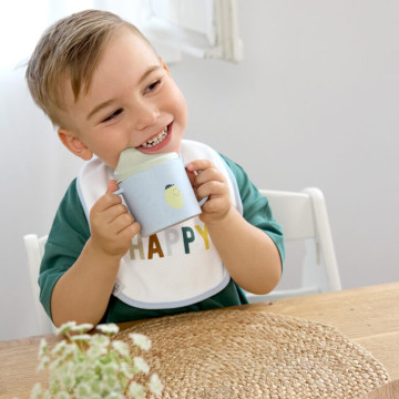 Sippy Cup PP/Cellulose Happy Fruits lemon