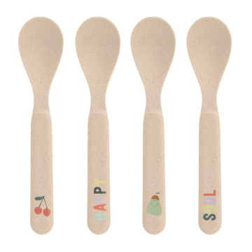 Spoon Set PP/Cellulose Happy Fruits cherry