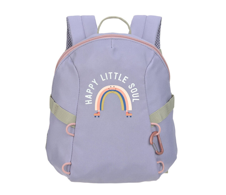 Tiny Backpack Outdoor Rainbow pastel lilac