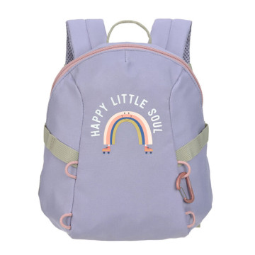 Tiny Backpack Outdoor Rainbow pastel lilac