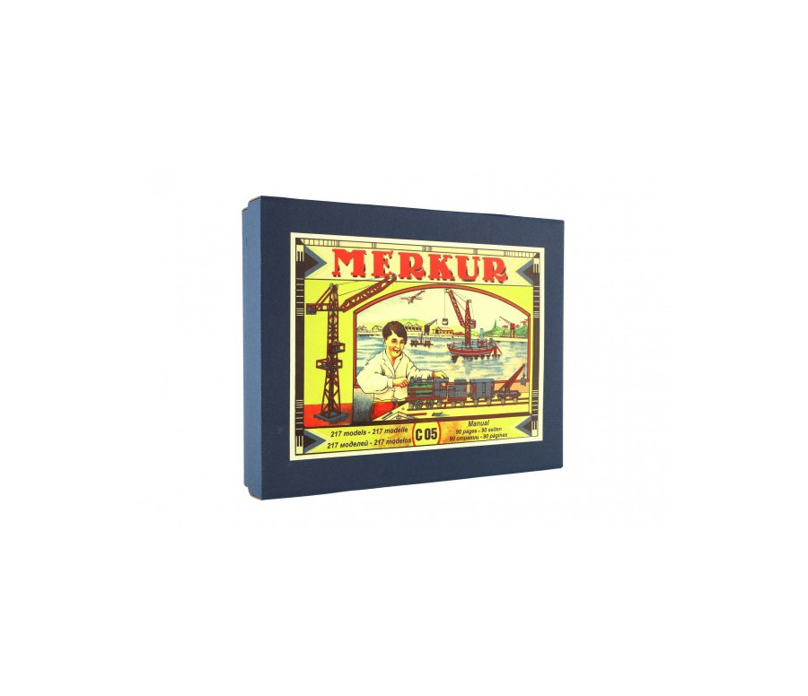 Stavebnice MERKUR Classic C05 217 modelů v krabici 36x28x6cm