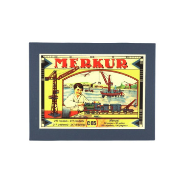 Stavebnice MERKUR Classic C05 217 modelů v krabici 36x28x6cm