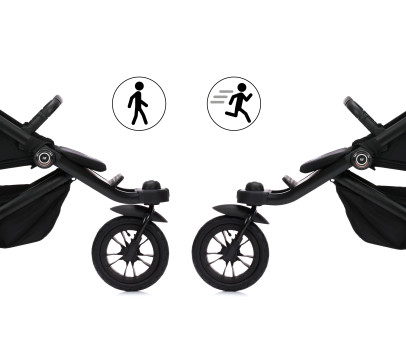 Fillikid Jogger Run black melange