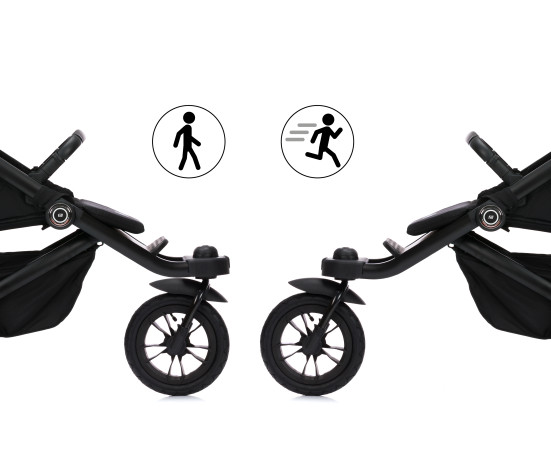 Fillikid Jogger Run black melange