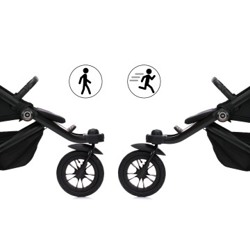 Fillikid Jogger Run black melange