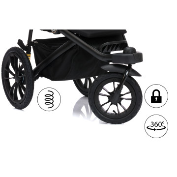 Fillikid Jogger Run black melange