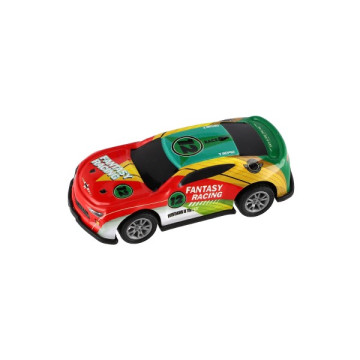 Auto závodní 6ks kov/plast 7cm na zpětné natažení v sáčku