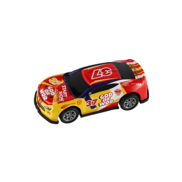 Auto závodní 6ks kov/plast 7cm na zpětné natažení v sáčku