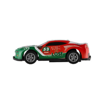 Auto závodní 6ks kov/plast 7cm na zpětné natažení v sáčku