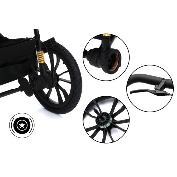 Fillikid Jogger Run black melange