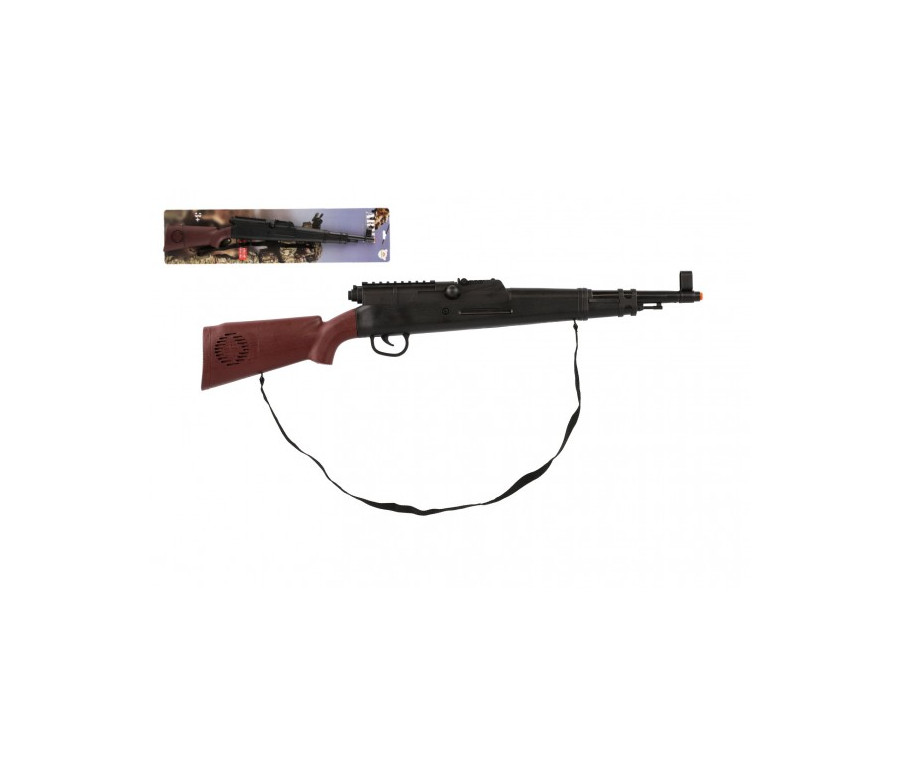 Puška/Pistole klapací plast 71cm na kartě