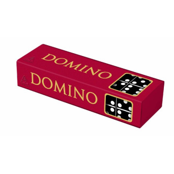 Domino společenská hra dřevo 28ks v krabičce 15,5x3,5x5cm