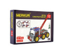 Stavebnice MERKUR 012 Odtahové vozidlo 10 modelů 217ks v krabici 26x18x5cm