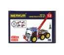 Stavebnice MERKUR 012 Odtahové vozidlo 10 modelů 217ks v krabici 26x18x5cm