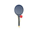 Soft tenis plast barevný 53cm+míček v síťce