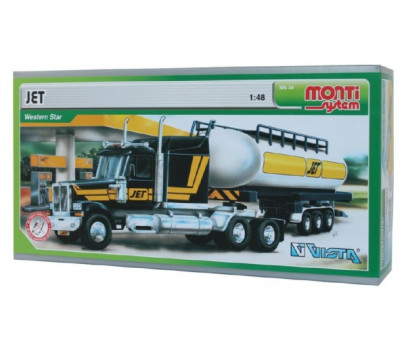 Stavebnice Monti System MS 38 JET Western Star 1:48 v krabici 32x17x8cm