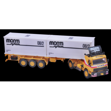 Stavebnice Monti System MS 08.2 Container Liaz 1:48 v krabici 31,5x16,5x7,5cm