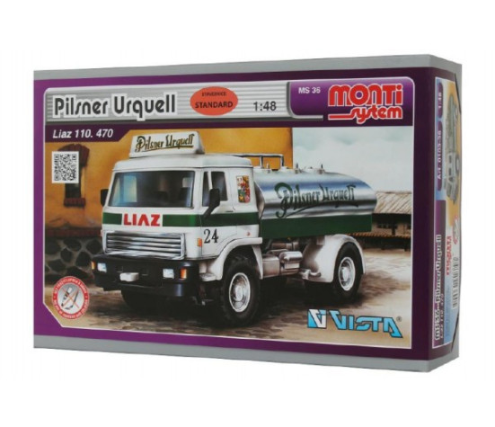 Stavebnice Monti System MS 36 Pilsner Urquell Liaz 1:48 v krabici 22x15x6cm