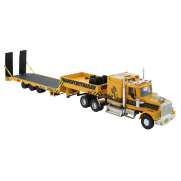 Stavebnice Monti System MS 46 Transport Trailer Western Star 1:48 v krabici 32x20,5x7,5cm