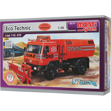 Stavebnice Monti System MS 47 Eco Technic Liaz 1:48 v krabici 22x15x6cm