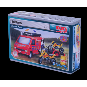 Stavebnice Monti System MS 49 Enduro Renault Trafic 1:35 v krabici 22x15x6cm