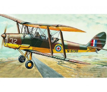 Model D.H.82 Tiger Moth 15,4x19cm v krabici 31x13,5x3,5cm