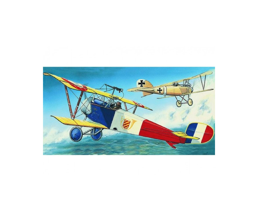 Model Nieuport 11/16 Bebe 12,9x16,2cm v krabici 31x13,5x3,5cm