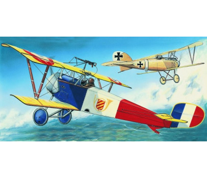 Model Nieuport 11/16 Bebe 12,9x16,2cm v krabici 31x13,5x3,5cm