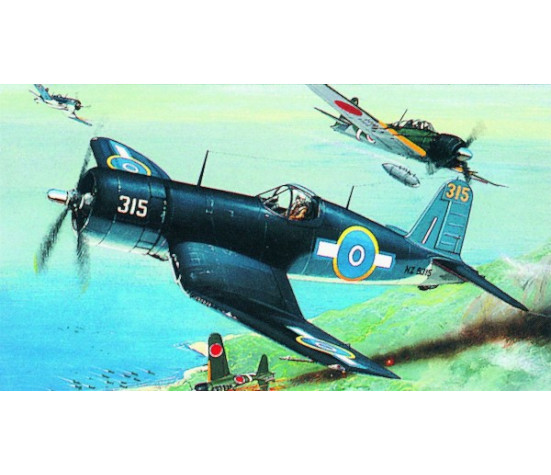 Model F4U-1 Corsair 14,1x17,3cm v krabici 25x14,5x4,5cm