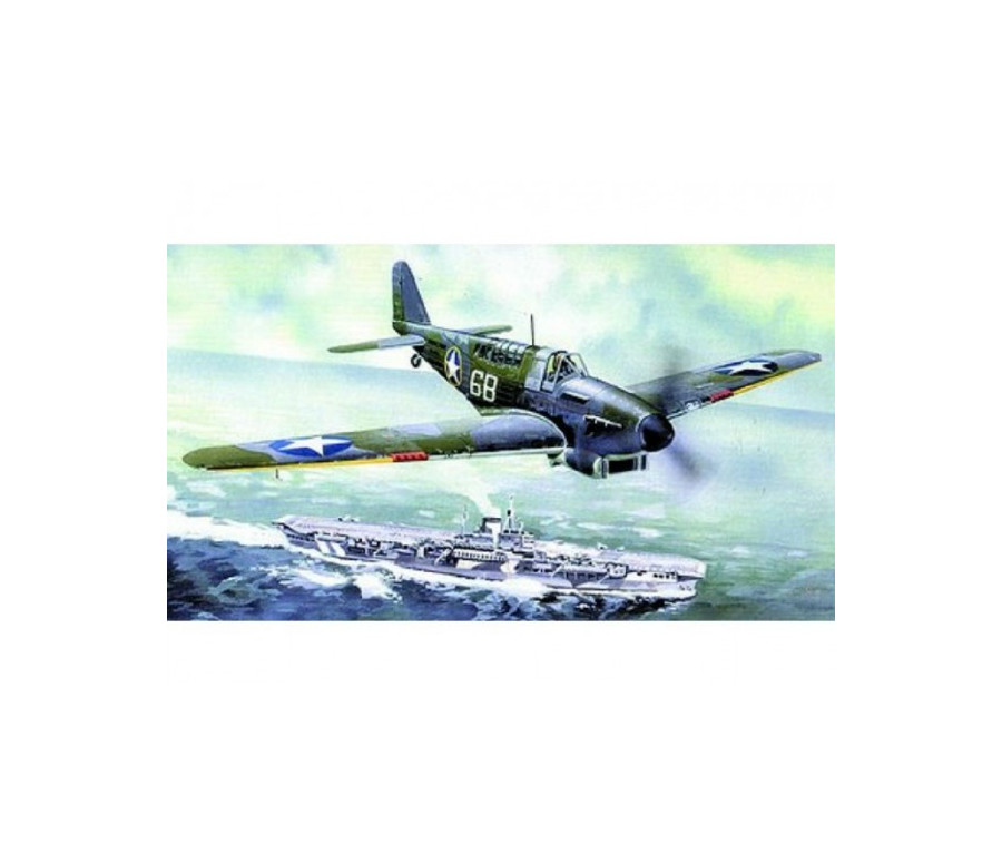 Model Fairey Fulmar MK.I/MK.II 17x19,6cm v krabici 25x14,5x4,5cm