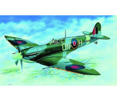 Model Supermarine Spitfire H.F.MK.VI 12,9x17,2cm v krabici 25x14,5x4,5cm