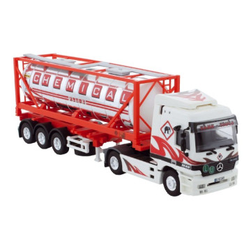 Stavebnice Monti System MS 60 Chemical Fluid Actros L-MB 1:48 v krabici 31,5x16,5x7,5cm